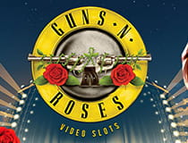 A promotional image of the Guns ‘N’ Roses slot at Fun Casino.