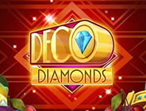 A promotional image for the Deco Diamonds slot at Genesis casino.