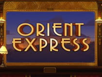 A promotional image for the Orient Express slot at Genesis casino.