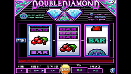 Double Diamond classic slot from IGT