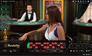 In-game view of one of Casumo’s live roulette games.