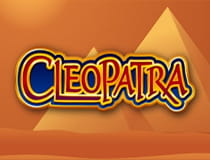 Logo of the Cleopatra slot game on Gala Casino.