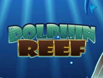 Logo of the Dolphin Reef slot game