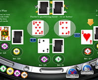 Online Blackjack table ante