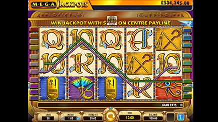 Cleopatra MegaJackpots slot from IGT