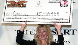 cynthia jay wins record jackpot