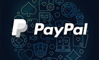 Playing cards and a poker chip in front of the PayPal logo.