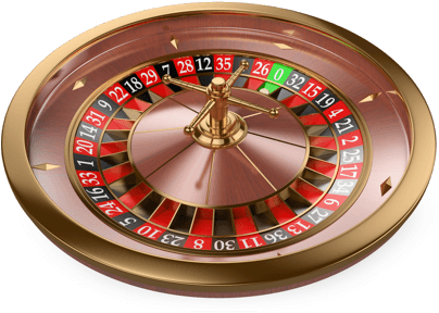 A standard roulette wheel that has only one zero pocket. And red and black numbers ranging from 1-36.