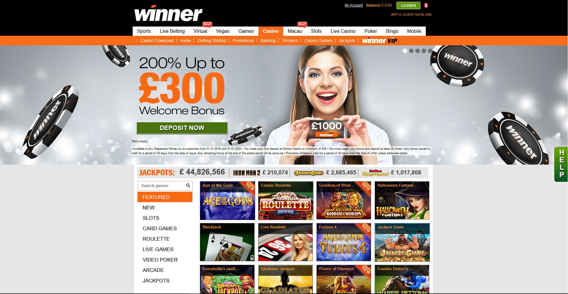 Winner Casino Review – Fantastic Mobile and Live Casino + Bonus Offers