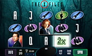 A small image of the Playtech  X-Files slot game on the Eurogrand website
