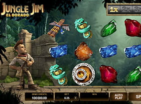 screenshot of Jungle Jim slots game
