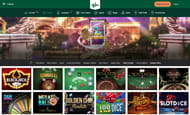 Preview of the games library at the Mr Green online casino.