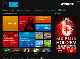 The Winner casino online poker software