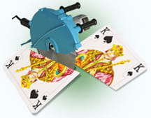 image of split in blackjack