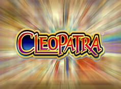 The logo of Cleopatra online slot from IGT.
