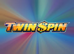 Logo of Twin Spin online slot from NetEnt.